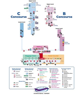 Denver Airport Map Terminal