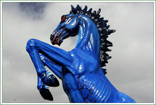 Denver International Airport Horse