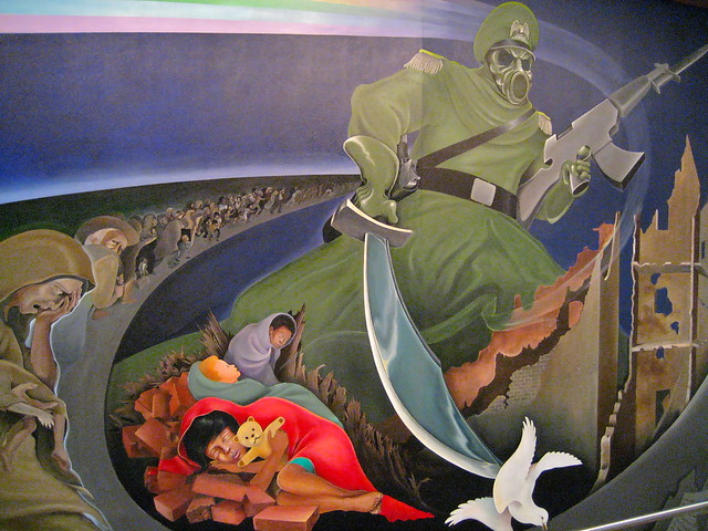 Denver International Airport Murals Painted Over