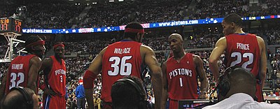 Detroit Pistons 2004 Roster