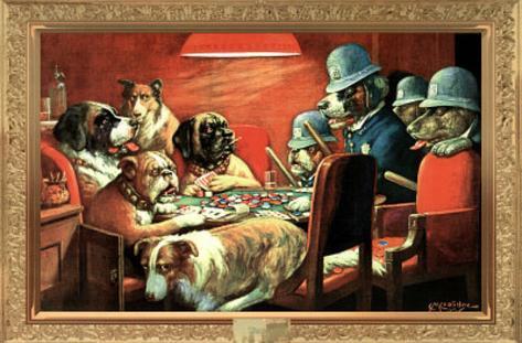 Dogs Playing Poker Artist