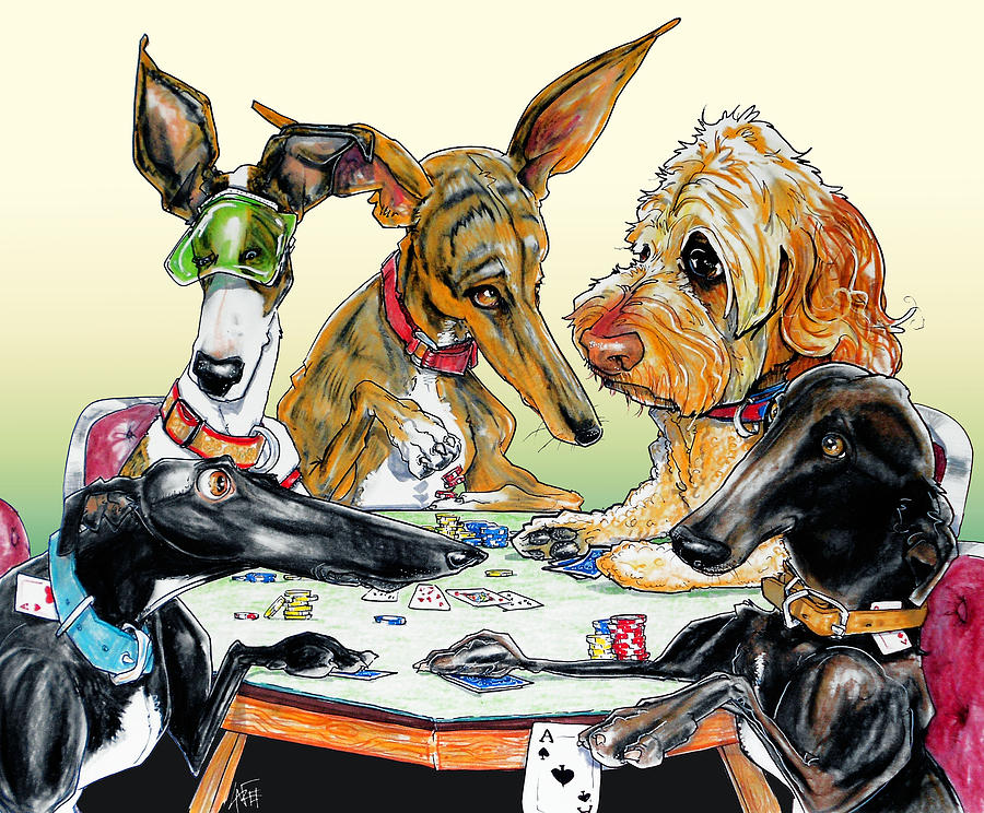 Dogs Playing Poker Canvas