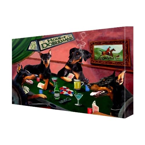 Dogs Playing Poker Canvas