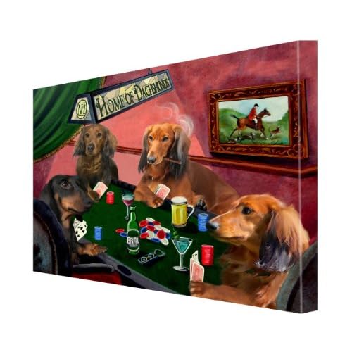 Dogs Playing Poker Canvas