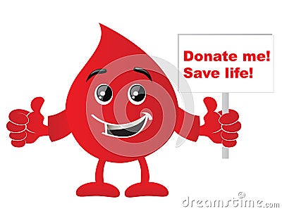 Donate Blood Save Life Poster