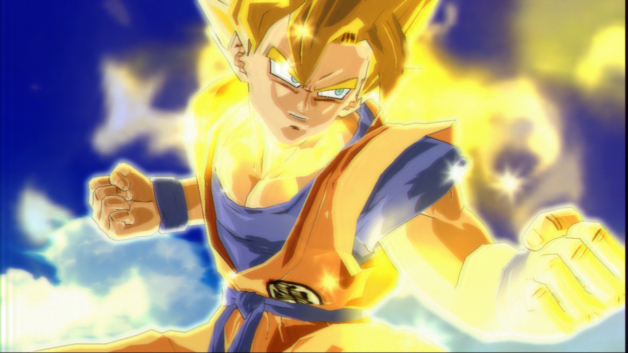 Dragon Ball Gt Goku Super Saiyan 4 Vs. Baby Vegeta