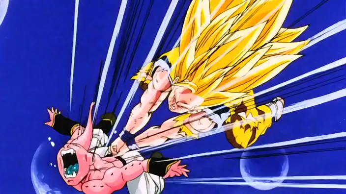 Dragon Ball Z Goku Super Saiyan 3 Vs Majin Buu