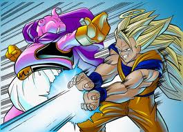 Dragon Ball Z Goku Super Saiyan 3 Vs Majin Buu