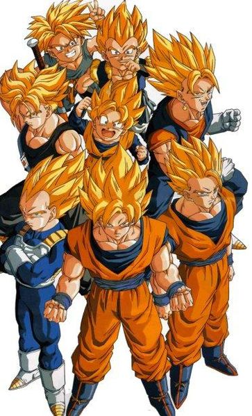 Dragon Ball Z Goku Super Saiyan 4 Transformation