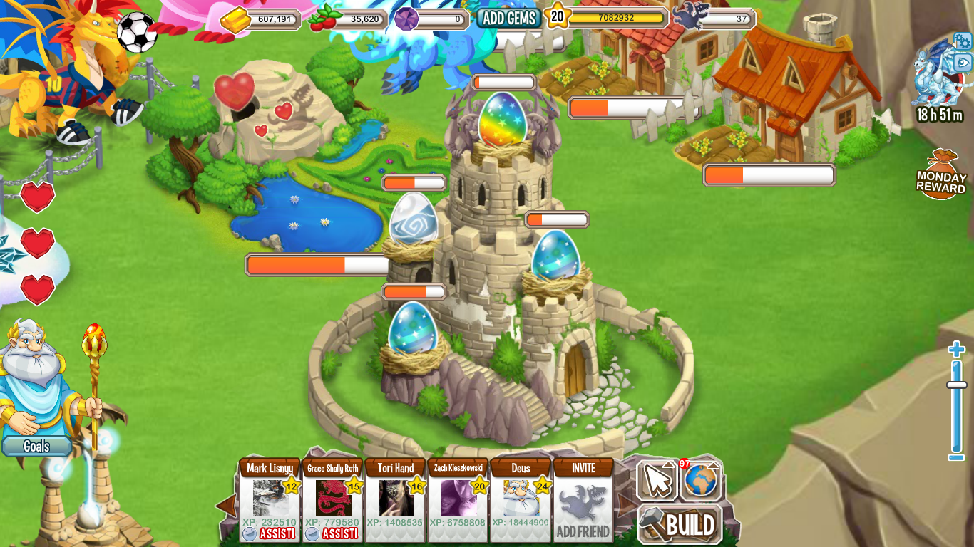 Dragon City Eggs Chart