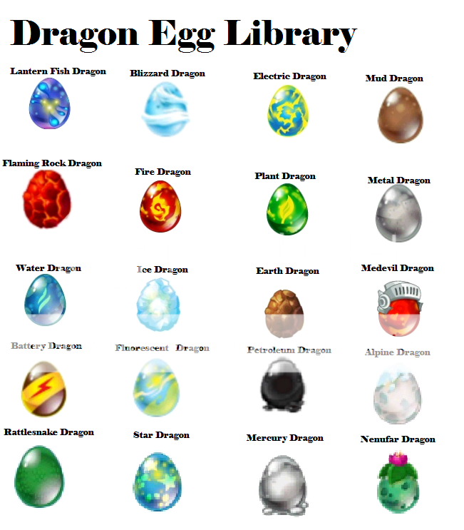 Dragon City Pure Dragon Eggs