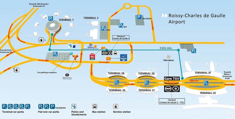 Dubai Airport Map Terminal 2