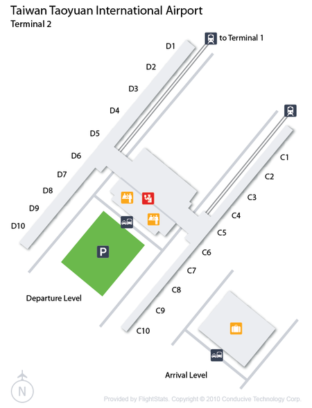 Dubai International Airport Terminal 2 Map