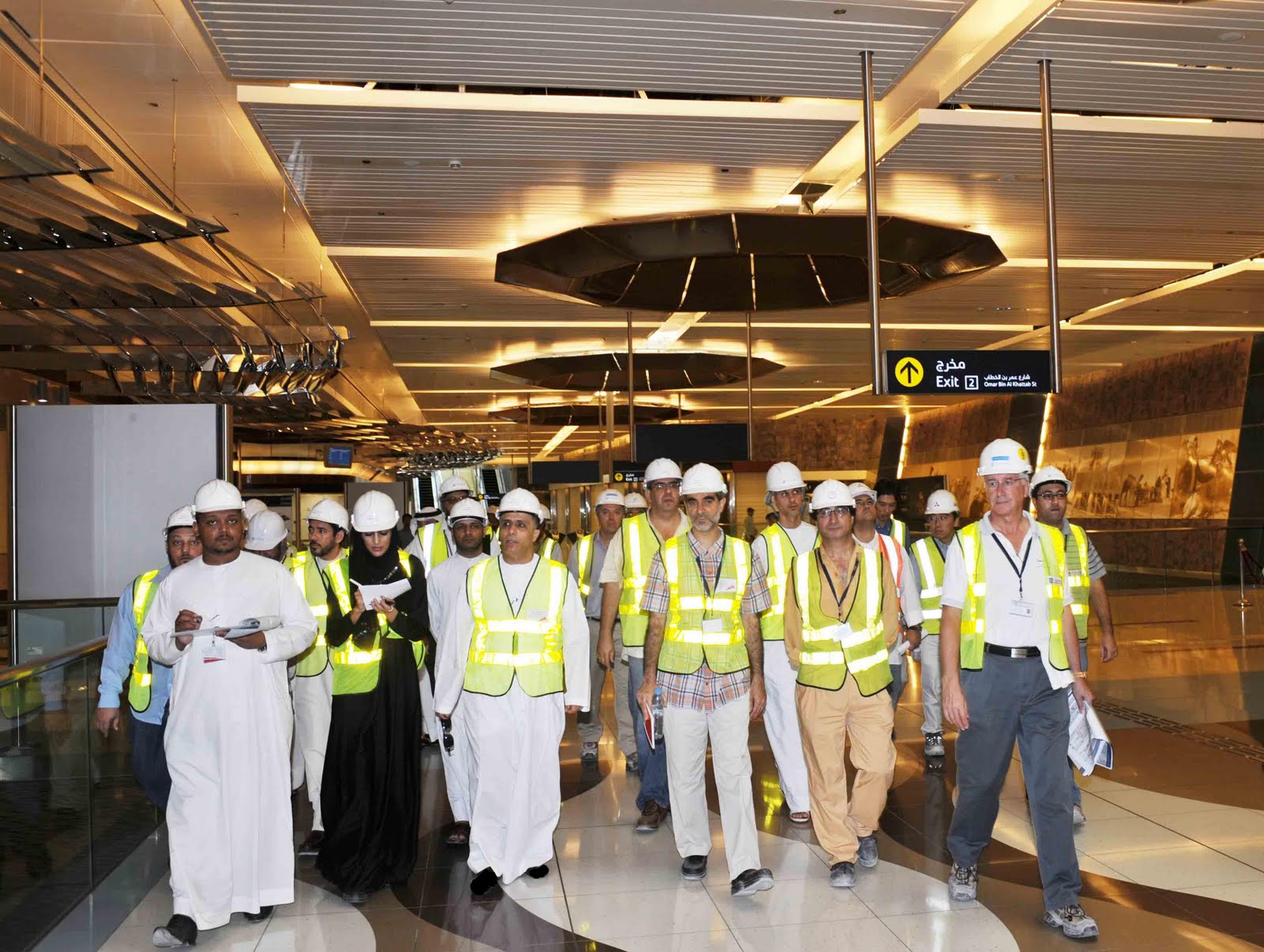 Dubai Metro Route Green Line