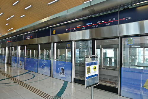 Dubai Metro Station Map Red Line