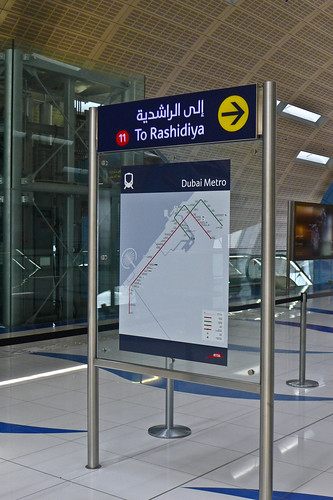 Dubai Metro Stations Red Line