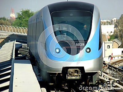 Dubai Metro Train Images