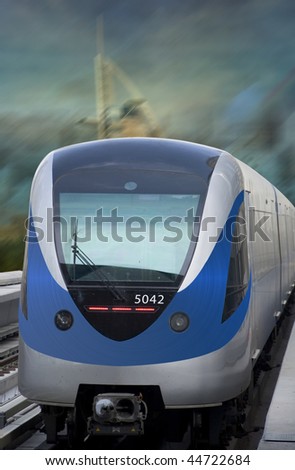 Dubai Metro Train Station