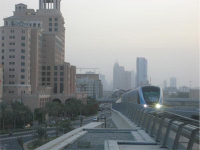 Dubai Metro Train Station