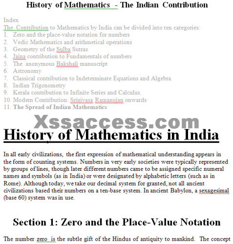 Early History Of Mathematics