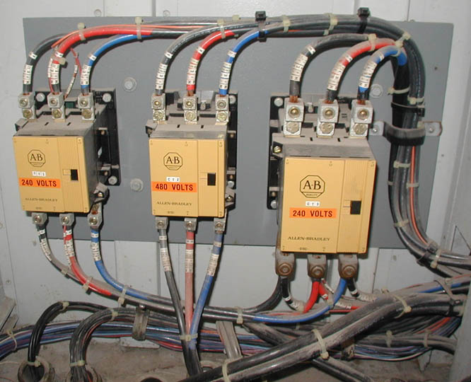 Electric Contactor Wiring