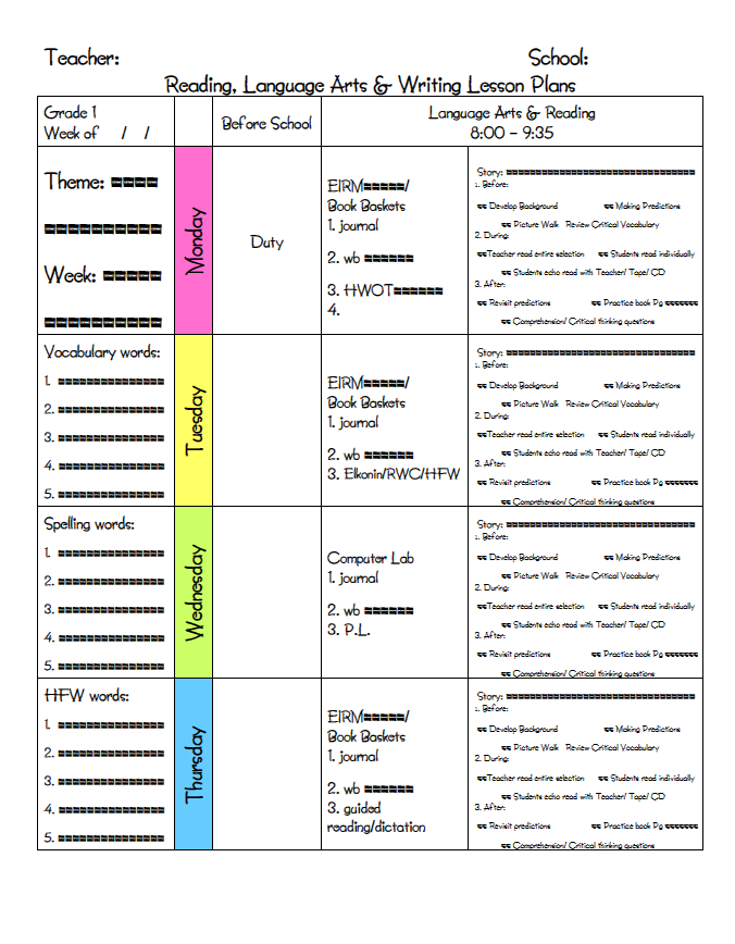 Event Itinerary Template