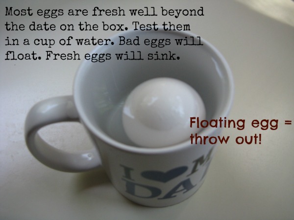 Expired Eggs Float Test