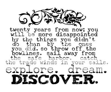 Explore Dream Discover Tattoo