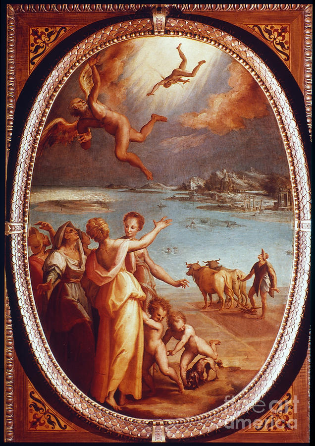 Fall Of Icarus Painting
