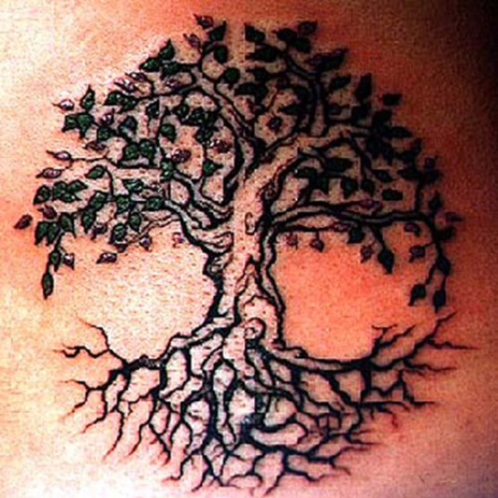 Family Tree Tattoo Designs For Women