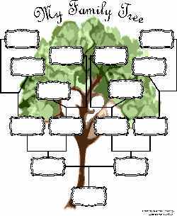 Family Tree Template Word 2003