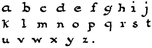 Fancy Lettering Alphabet