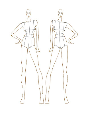Fashion Sketches Template Free