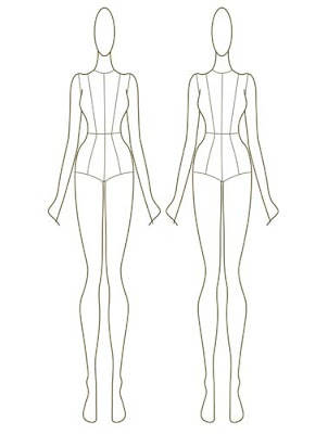 Fashion Sketches Template Free