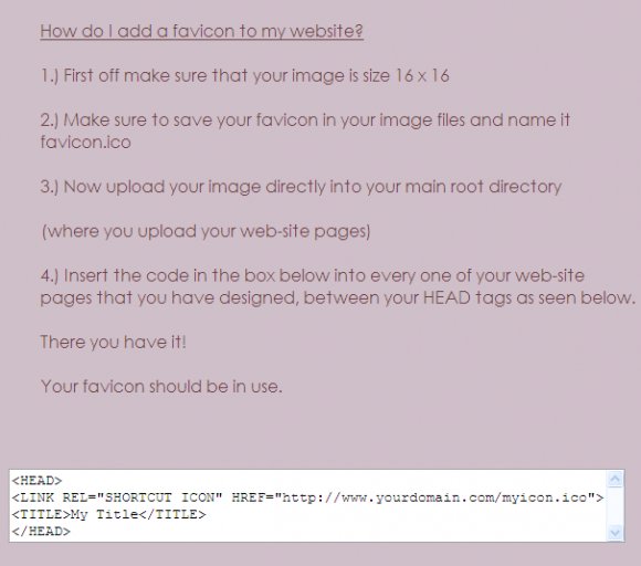 Favicon Icon Html