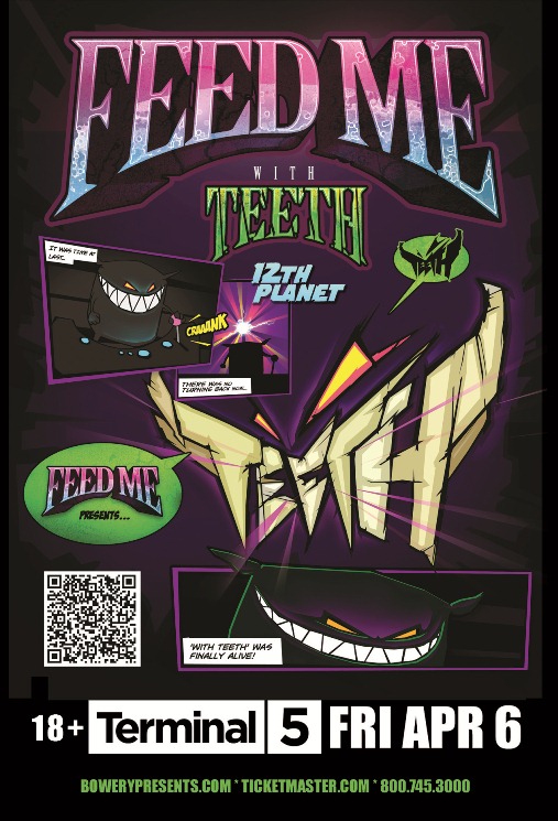 Feed Me Teeth Tour 2012