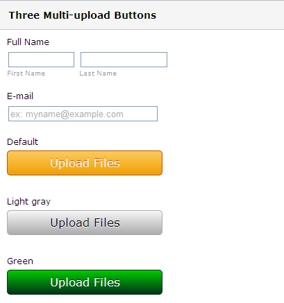 File Upload Button