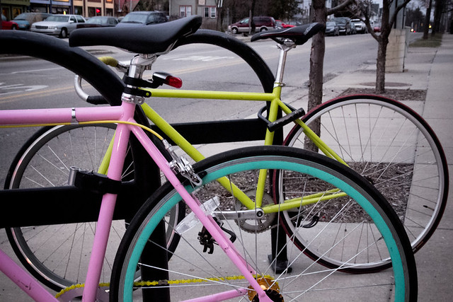 Fixie Bikes Pink