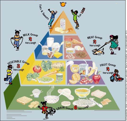 Food Pyramid For Children Uk
