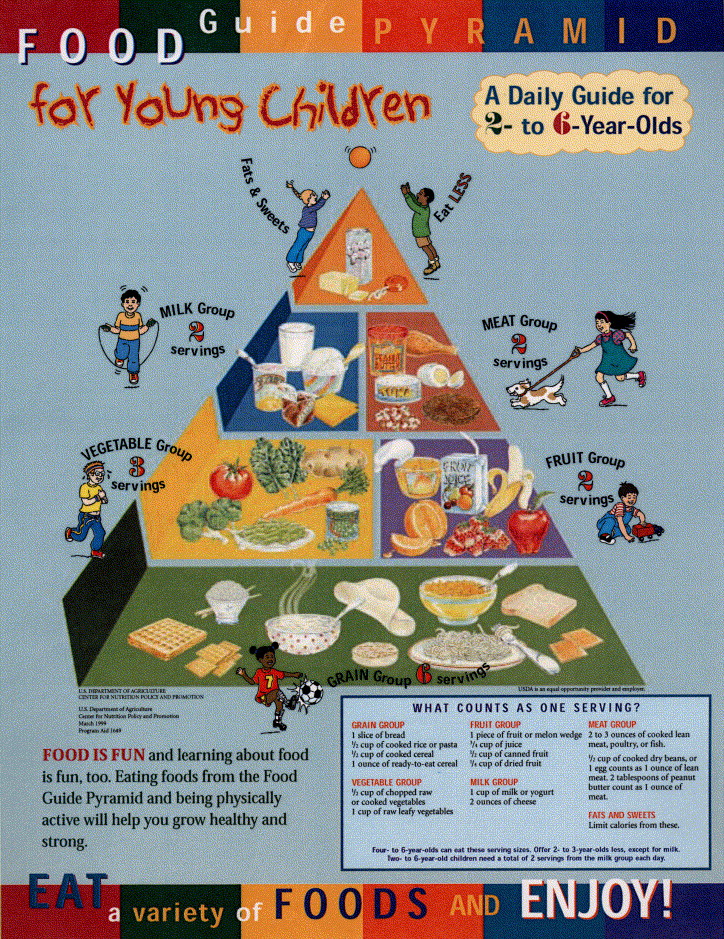Food Pyramid Guide For Kids