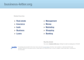 Formal Business Letter Format Example
