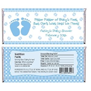 Free Baby Shower Candy Bar Wrappers