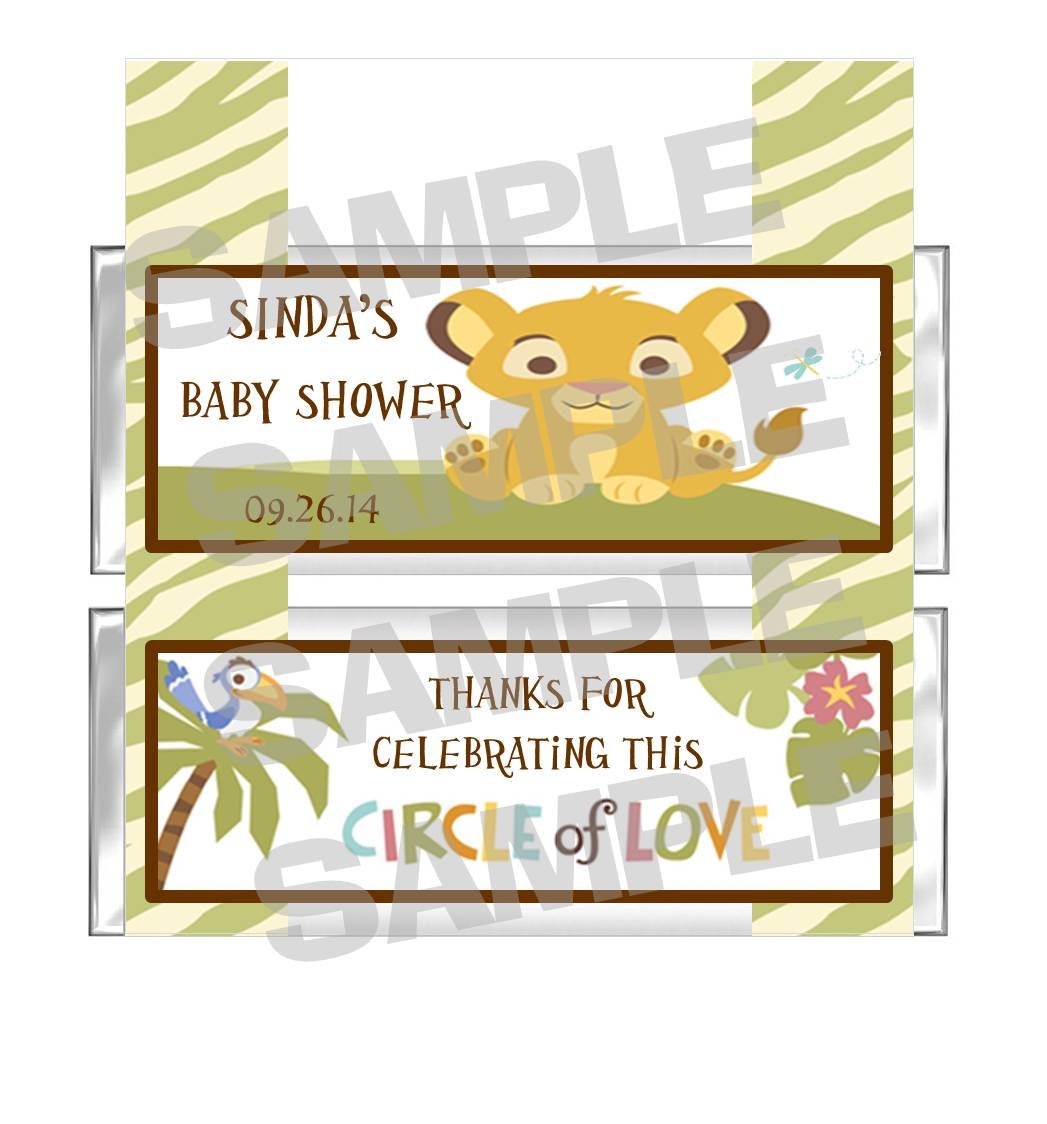 Free Baby Shower Candy Bar Wrappers