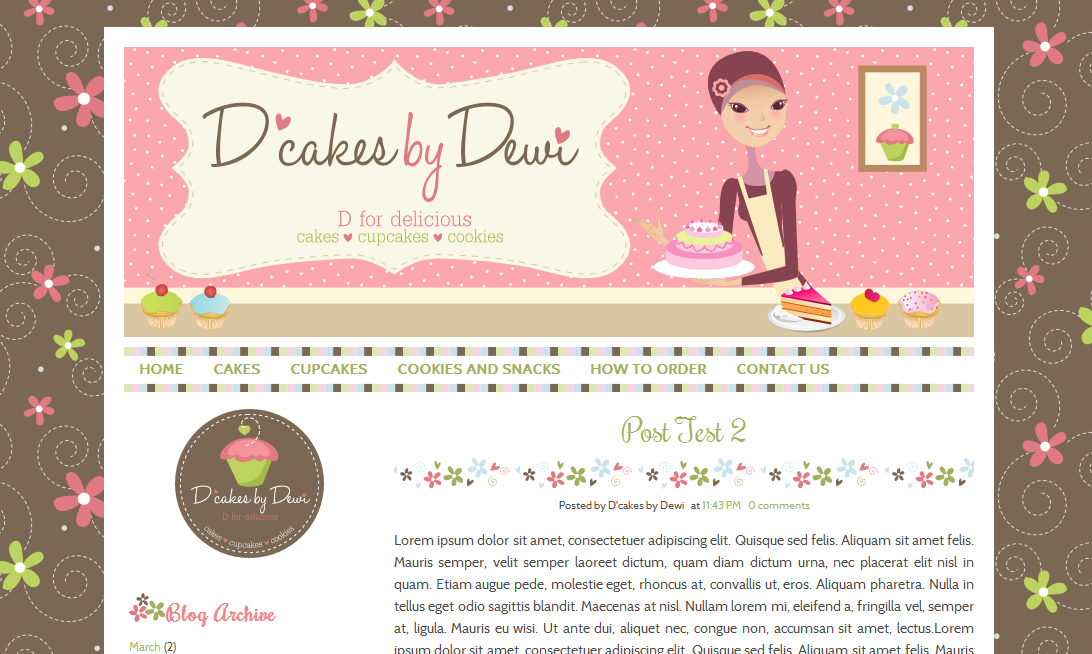 Free Blogger Templates Cute