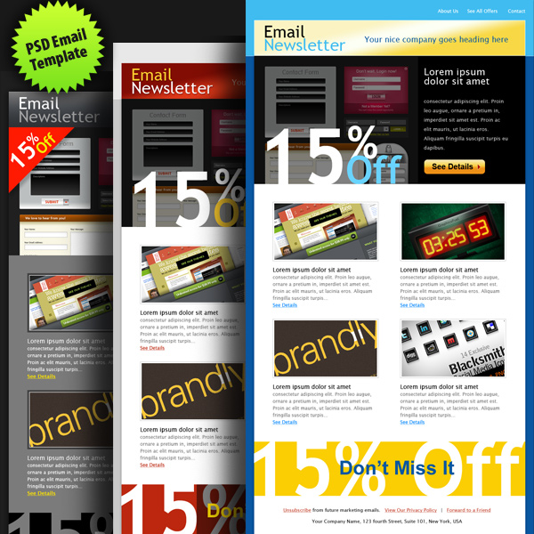 Free E Newsletter Templates Download