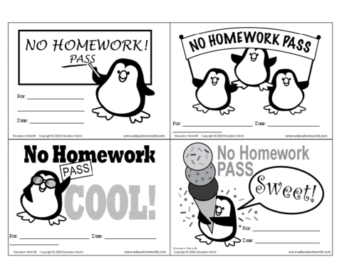 Free Homework Pass Coupon