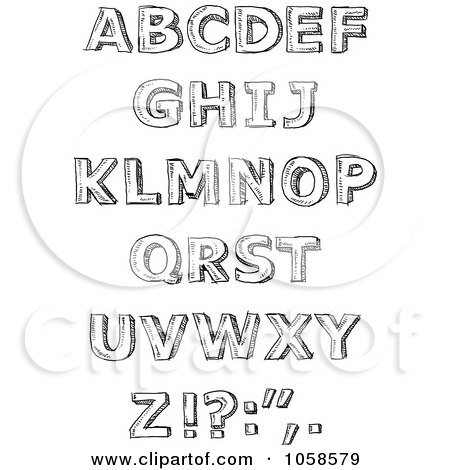 Free Letter Art Alphabet