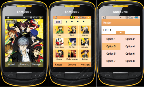 Free Mobile Themes Download For Samsung Corby 2