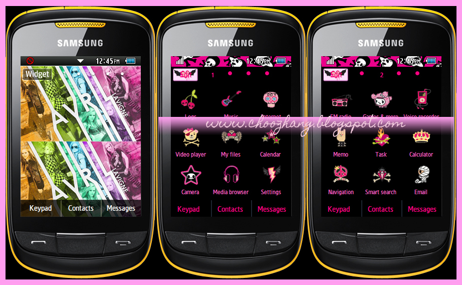 Free Mobile Themes Download For Samsung Corby 2