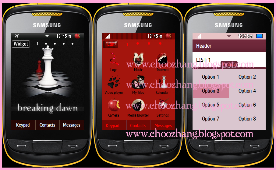 Free Mobile Themes Download For Samsung Corby 2